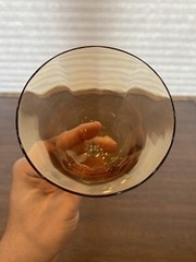 STUNNING SET(9) VTG CAMBRIDGE Glass Amber Panel Optic Water Goblets 8.25″H