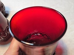 4 HTF Rare TIFFIN FRANCISCAN *MADEIRA RUBY RANCHO* 5 5/8″ FLAT TUMBLERS 1973-74