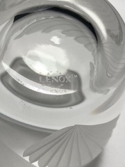 Pair of LENOX Crystal Fanlight Double Old Fashioned Rocks Glasses 2