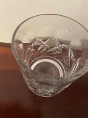 Rare Royal Brierley Crystal Braemar 8 oz Cut Crystal Whiskey Glass