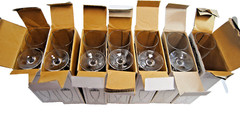 WM Dalton French Lead Crystal Cherbourg Parfait/Sour #4 Glasses Lot of 13 M5019
