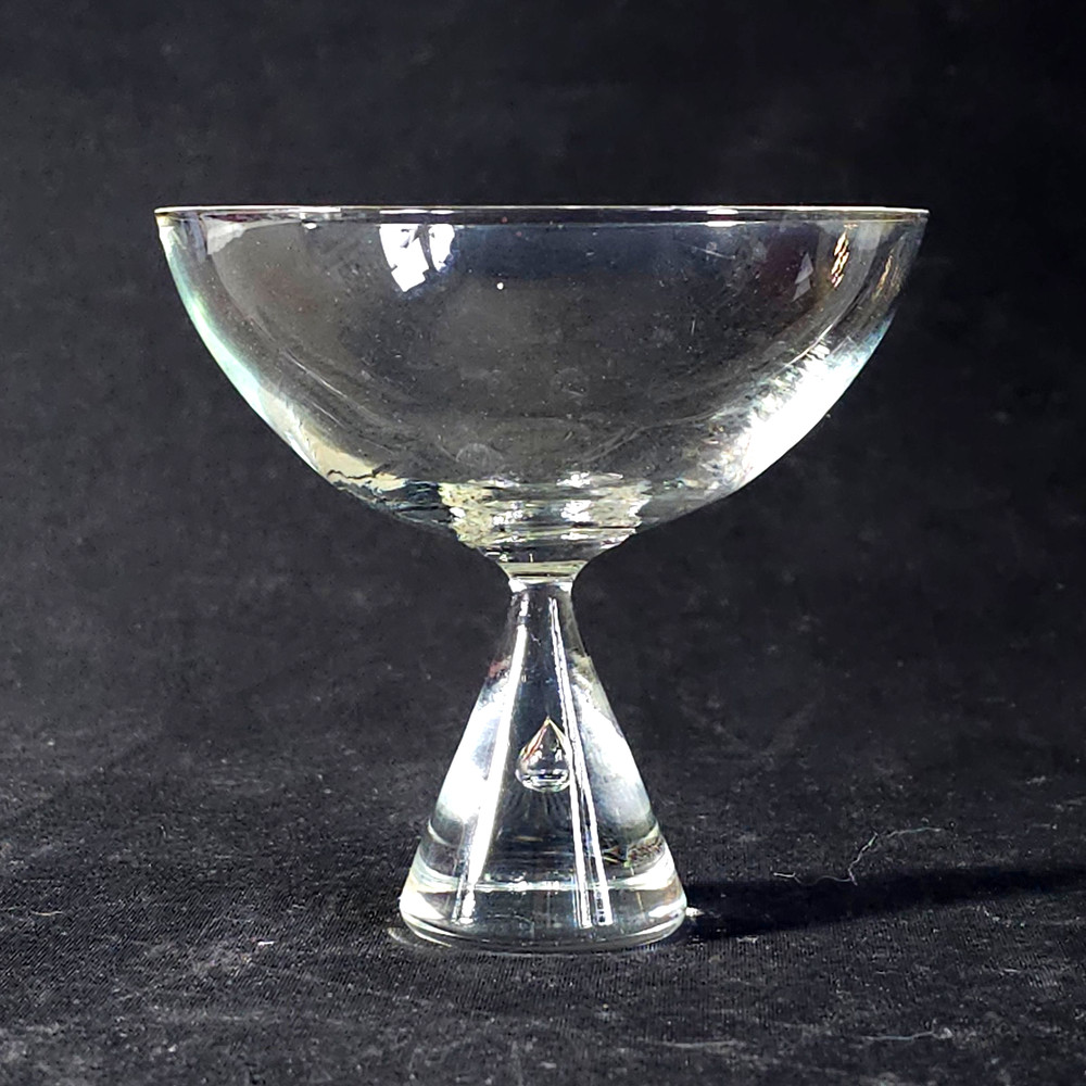 HOLMEGAARD PRINCESS CHAMPAGNE GLASS, 3 3/4″, 4 Oz, Made in Denmark, MCM
