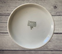 VTG Dansk Designs Mug Set 8 Piece Cup Saucer Epoch Brown Norway Swedish MCM EUC
