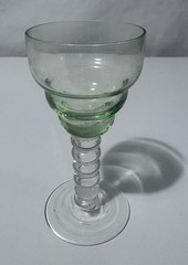 Set Of 5 Pastel MCM Bubble Stem Barware Hand Blown Cordial Aperitif Glasses “C”