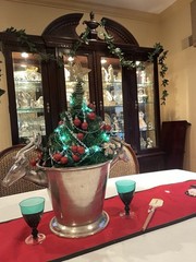 Empoli Italian Teal Blue cobalt twisted stemware 4 Stem Cordials Glass Set 4”
