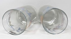 Corelle Corning PINK TRIO 6″ Drinking Glasses 16oz Tumblers Set of 2