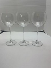 Lenox Tuscany Balloon Wine Glasses 8 5/8 Inch Tall Set of 3