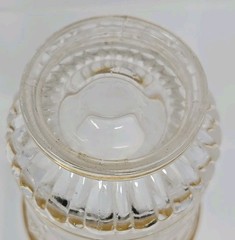 Baccarat French Pressed Glass Tumbler Birds, Floral Design C. 1890