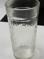 Kerr Tree Bark Drinking Glasses Set of 4 Clear Textured Tumblers Vintage