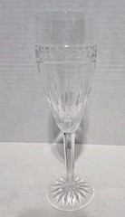 Waterford Crystal Laurel Champagne Flute 9 3/8″ Vintage Fluted Glass Ireland