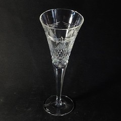 WATERFORD MILLENNIUM PEACE CHAMPAGNE FLUTE, Cut Lead Crystal, 9 1/2″, 8 Oz