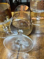 Set of 3 Cera MCM Bison Buffalo Bulls Head Wine Glasses 6.5″x3″