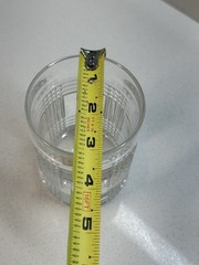 Ralph Lauren Full Lead Crystal Double Old Fashioned Glass Made in Germany Chip