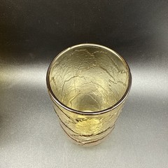 Anchor Hocking Sherwood Honey Gold Flat Tumbler 12oz