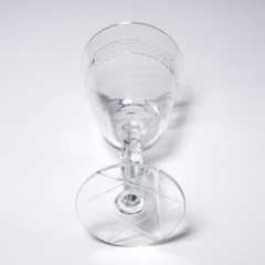 Rock Sharpe Jefferson Star of David Water Wine Goblet Glasses 6pc Lot 7″h