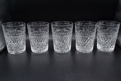 Stuart Crystal Beaconsfield (Ball in Stem) Juice Tumbler Glasses 3 5/8″ Set of 5