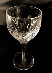 Atlantis Crystal Chartres White Wine Glasses Verical Arches 6.25″ One (1)