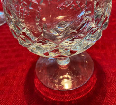 Set of 6 Rogaska Crystal Gallia 5 1/8″ Brandy Snifter Glasses 10 oz Mint Cond
