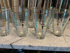 MCM Libbey Staccato Glasses, set of 2