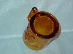 Vintage Tiara Amber Glass Children’s Nursery Rhyme Dish Set Plate, Bowl, Mug