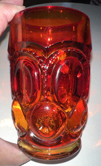 LE Smith Amberina Moon and Stars Tumbler 8 oz