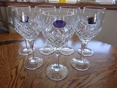 Wine Red Wine Royal Doulton Arden Blown Crystal – Set of 7