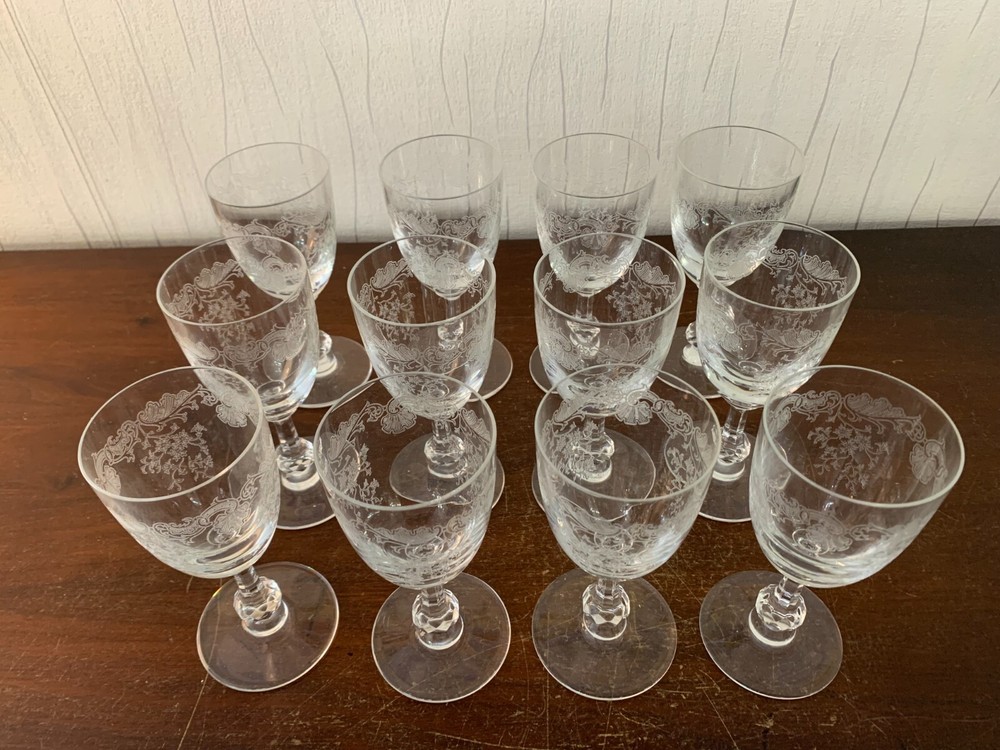 20 Cleo Crystal Water Glasses From Saint Louis (Price Per Unit)