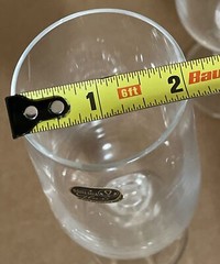 Set of 4 Bohemia Fine Lead Crystal 10oz Wine Champagne Flute Glasses Czech Repub