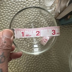 Vintage Footed Brandy Sniffer Cognac Glass Clear Drinkware 6.5”