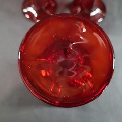 Vintage Noritake Perspective Ruby Red Glass Juice Wine Goblet 4.75″ Set of 8