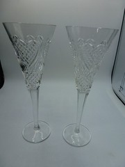 2 Waterford Crystal Celebration Toasting Flute Love Champagne Sean O’donnell