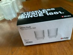 Pair NIB Iittala Finland Tapio Wirkkala Ultima Thule 3.5″ Rocks Cocktail Glasses