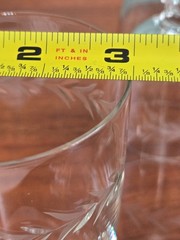Fostoria Holly #6030 Stemmed Footed Crystal Iced Tea Tumblers 1942-80 Set of 4