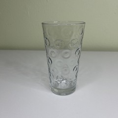Mirage Cooler Pint Glass – 6 1/4″ Optic Dot Circle Design”