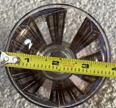 4 Vintage Gold And Pink Old Fashion Cocktail Glasses