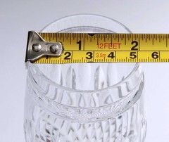 Waterford CLARENDON Pattern Champagne Flute Glass 8 3/4″ Excellent!