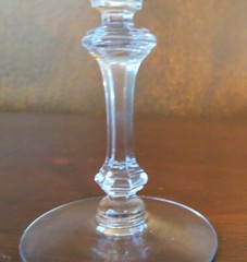 Tiffin Franciscan Elizabeth Gray Cut #17453 Stem Clear Liquor Cocktail(s)