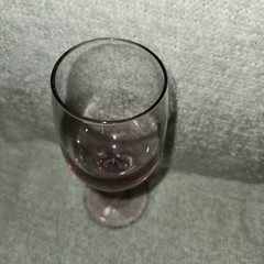 1 Vintage 1970’s LIBBEY Premiere Pink Plum Wine Glass Water Goblet Replacement