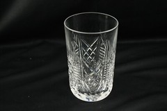 Set 4 Waterford Clare Heavy Crystal Tumblers Cut 4 5/8″ Tall 10oz Flat