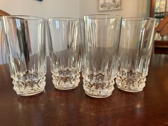Vintage Cristal D’Arques-Durand Tuilleries Villandry highball glasses Set Of 4