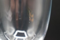 Lalique Crystal Saint Hubert Tall Water Goblet 6 5/8 Inches France.