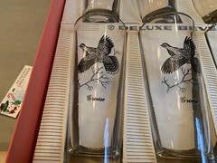 Federal Glass Sportsman’s Hunting Set Game Birds Glassware Set of 8 New In Box