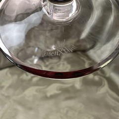 Vtg MCM Rosenthal Crystal Platinum Band Stemware Lot of 3 Glasses Goblet Coupe