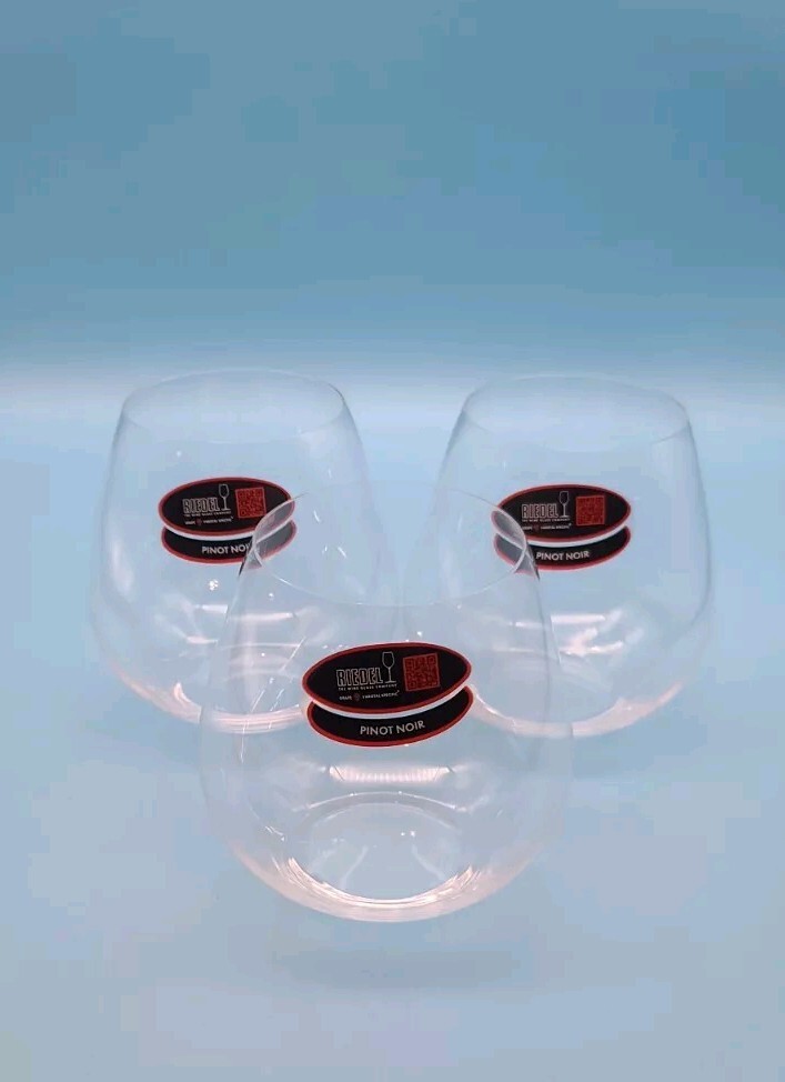 3 X Riedel Crystal Lead Free Germany Stemmless Wine Tumbler Chardonnay
