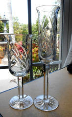 Clarenbridge Irish Cut Crystal Wine & Champagne Glasses 2 Piece