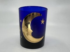 Culver Cobalt Blue Celestial Moon w/Stars 24K Gold Lowball Replacement