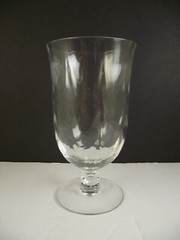 Lot of 6 Fostoria Crystal Cellini Loop Optic Iced Tea Glasses Goblets