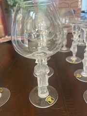 Vintage Bayel Cristallin glasses France