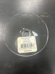 L by Lenox Crystal Floral Bouquet Crystal Goblet 14 oz. new with tgs