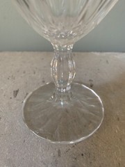 FOUR 4 Mikasa ITALIAN COUNTRYSIDE 6 3/4” Wine Glasses Swirls/Pressed/Knob Stem